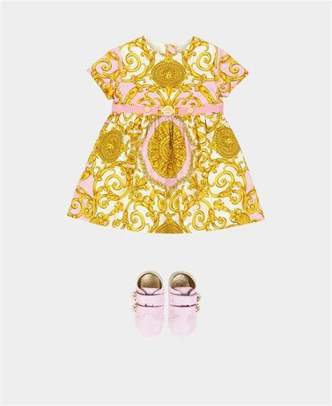 versace baby doll shoes|versace baby shorts for girls.